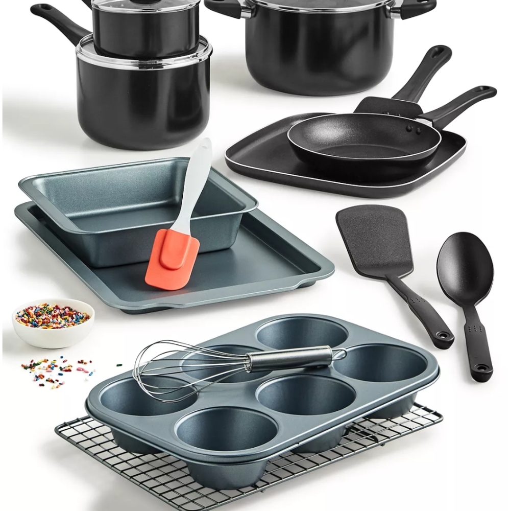 TOOLS OF THE TRADE 16-Pc. Cookware & Bakeware Set